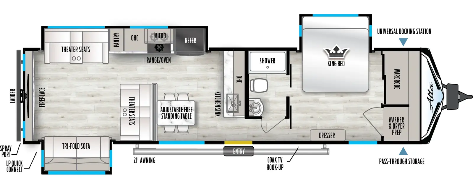 3250KXT Floorplan Image